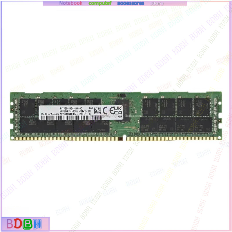 64Gb Ddr4 Ecc Reg 3200Mhz - ZQ M393A8G40AB2-CWE 64GB DDR4 Pc4 3200