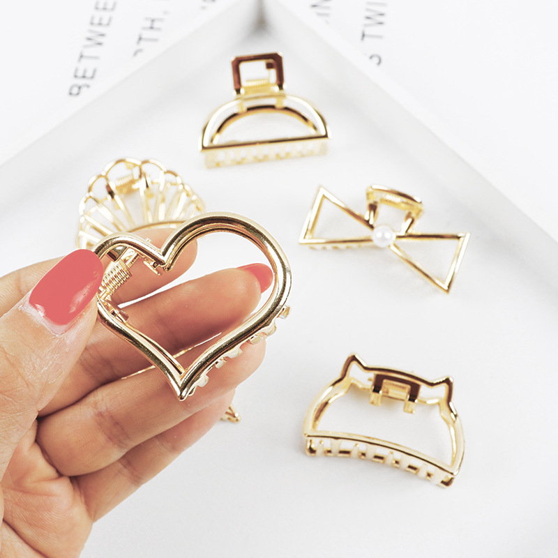 Küçük Minimalist Saç Pençe Kli - Gold 6138 incelemesi ve fiyatı